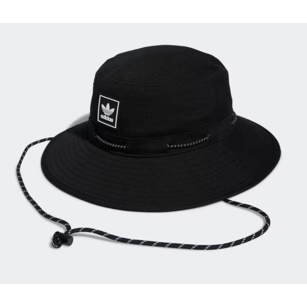 Adidas Mens Black Bucket Hat Adidas utility boonie fishing sports sun hat